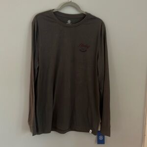 Hurley Long Sleeved Men's Grey Crew neck Graphic Shirt, NWT, surfer, y2k, size M